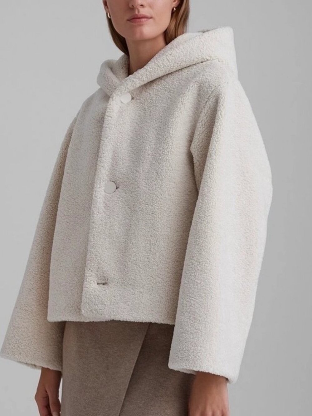 CLUB MONACO women's TEDDY coat XS LIKE NEW!!